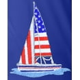 thumbnail image 5 of Womens Patriotic Sailboat Sailing Boating Patch Polo Shirt, 2XL White, 5 of 5