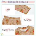 thumbnail image 4 of Dailycode Cotton Pajama Set Snug Fit Long Sleeve Top and Pants for 18M-8Y Candy Cane Gingerbread Man, 4 of 7