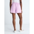 thumbnail image 3 of Scoop Women's and Women's Plus Scubaknit Seamed Shorts, 4.5'' Inseam, Sizes XS-4X, 3 of 5