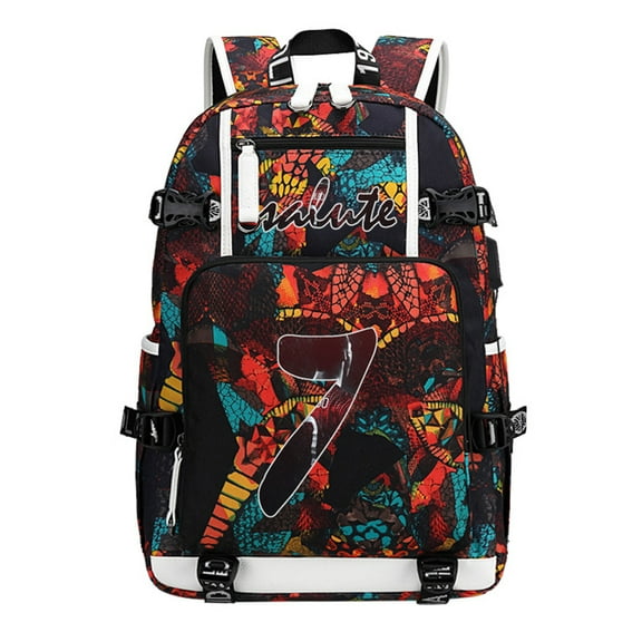 FANwenfeng Soccer R-onaldo Multifunction Backpack Travel Taptop Daypack Fans Bag For Men Women