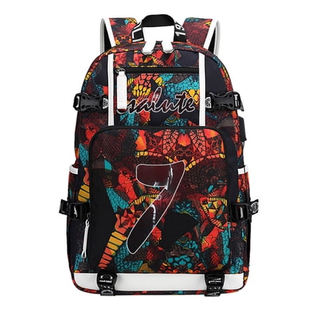 FANwenfeng Soccer R-onaldo Multifunction Backpack Travel Taptop Daypack Fans Bag For Men Women