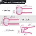 thumbnail image 2 of Kids/Youth Knee Pad Elbow Pads Guards Protective Gear Set for Roller Skates Cycling BMX Bike Skateboard Inline Skatings Scooter Riding Sports, 2 of 11