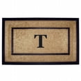 thumbnail image 1 of Nedia Home 18099T 22 x 36 in. Coir &amp; Rubber Frame Mat  Monogrammed T, 1 of 1