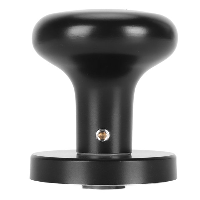 Door Knob Black Round Handle Keyless Locking Zinc Alloy Privacy Function Easy Install Interior Ball Handle For Bedroom Bathroom