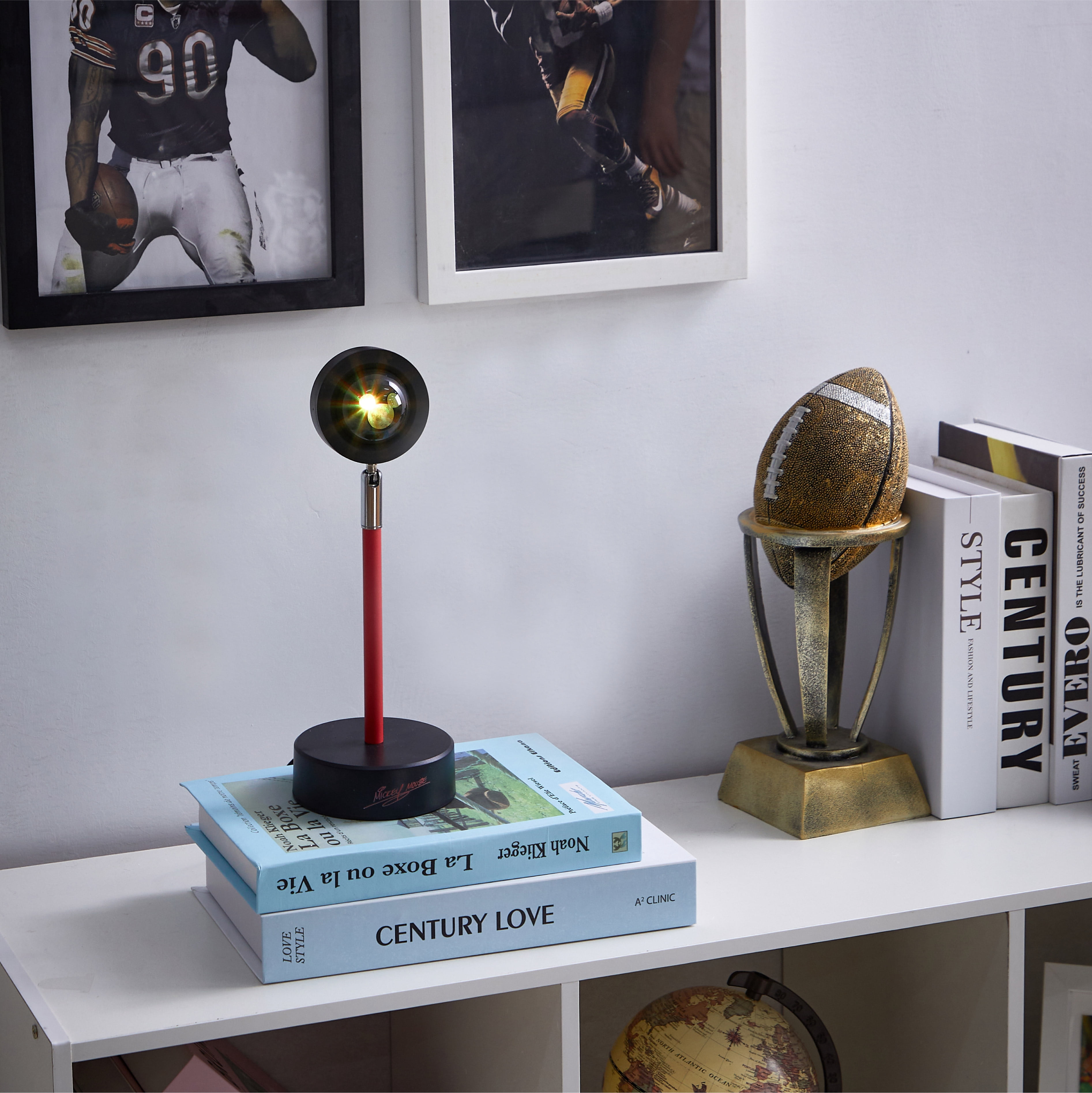 Mickey Mouse LED Sunset Projection Lamp, 3.4" W x 7.5" H