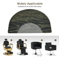 thumbnail image 6 of BarberPub 3'x4' Barber Mat for Station Salon mats for Hair Stylist Barber Chair Anti-Fatigue Floor Mat Circle 1" Thick 0025 (Black& Gold), 6 of 9
