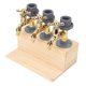 thumbnail image 1 of Dispensador de licor ANGGREK Dispensador de Vino de madera 3 Botellas, 1 of 7