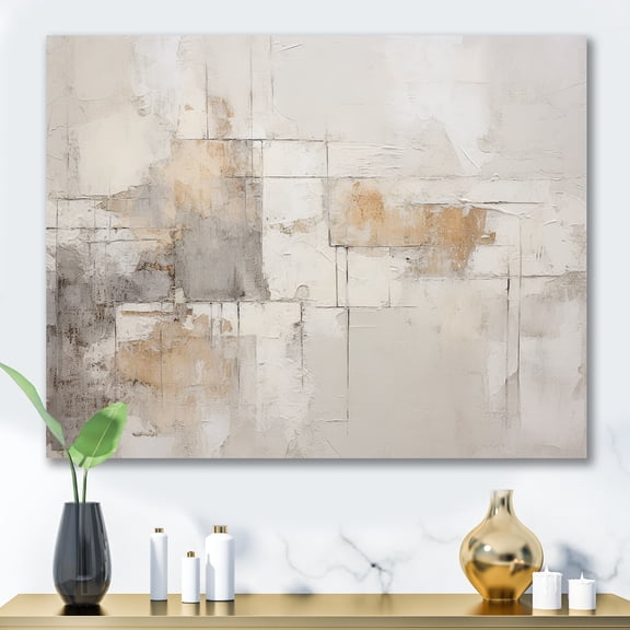 Designart "Zen Art Of Modern Scandinavian In Minimalism I" Modern Scandinavian Canvas Art Print