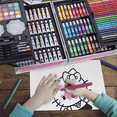 thumbnail image 2 of Set De Arte Belug  Hello Kitty Marcadores 145pz ROSA, 2 of 5