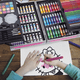 thumbnail image 2 of Set De Arte Belug  Hello Kitty Marcadores 145pz ROSA, 2 of 5