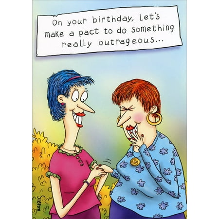 Oatmeal Studios Women Making Pact Funny / Humorous Birthday (Best Card Making Websites)
