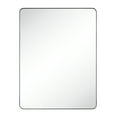 thumbnail image 6 of TEHOME Kengston Comtemporary Black Metal Framed Rectangle Bathroom Vanity Mirror 36x48'', 6 of 8
