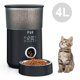 thumbnail image 1 of Dispensador Automático de Comida para Perros y Gatos 4L Dispensador de Croquetas Cuenco 5 Comidas al Día con Pantalla Táctil, Negro, 1 of 5