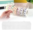 thumbnail image 3 of Acrylic Sticker Dispenser, Sticker Roll Holder 7 Compartments Easy To Assemble  for Office Home Desktop, 3 of 7