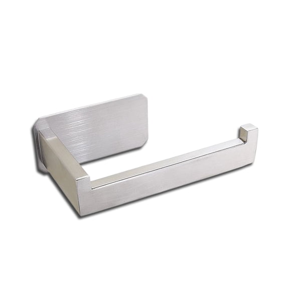 Billuyoard Colgador de acero inoxidable, soporte cuadrado para el hogar, soporte de papel a prueba de herrumbre, superficie lisa, gran capacidad de carga, Juegos de accesorios de baño Negro Billuyoard HA4513-02B