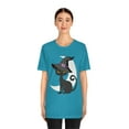 thumbnail image 3 of Bella Canvas 3001 Halloween Cat Shirt, Witchy Cat Bella Luna T-Shirt, 3 of 10