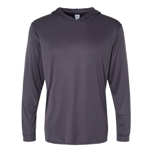 Paragon T-Shirt à Manches Longues à Capuche Performance Bahama pour Hommes, 2TG, Graphite