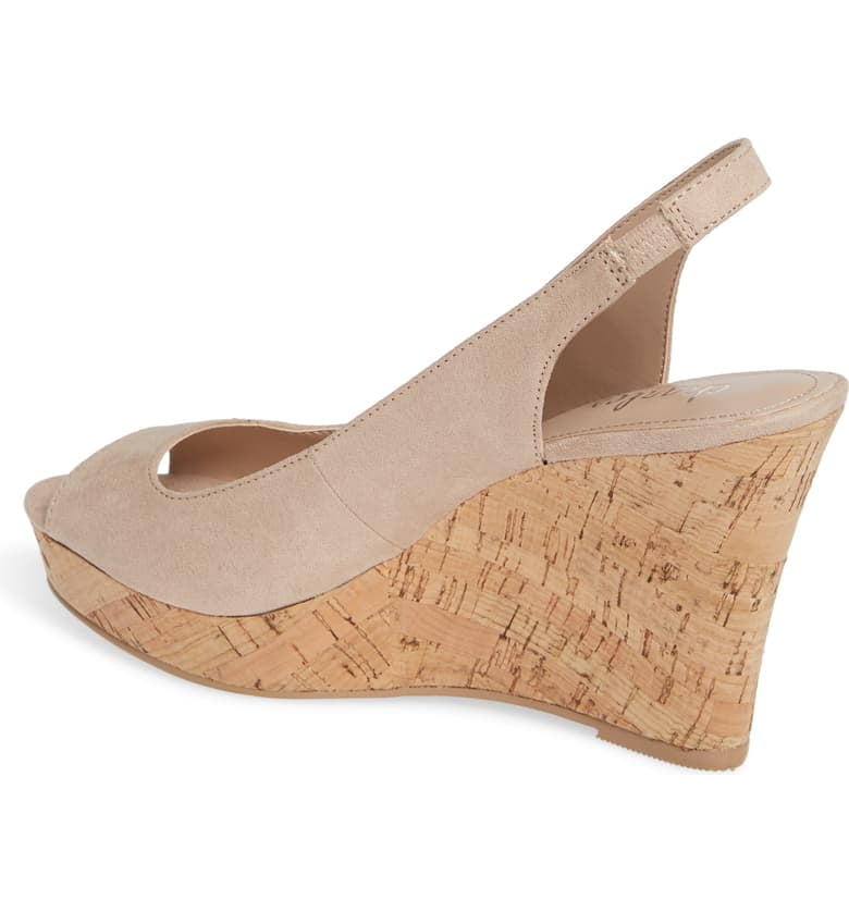 leandra slingback wedge