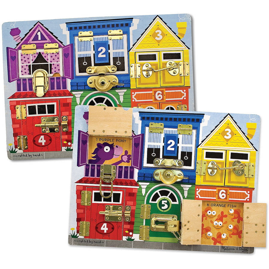 melissa and doug wooden latches barn
