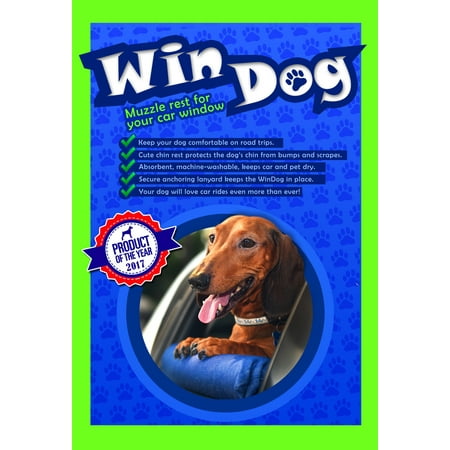 Win Dog Pet Car Window Protector Cover for Dogs - Travel Vehicle Safety