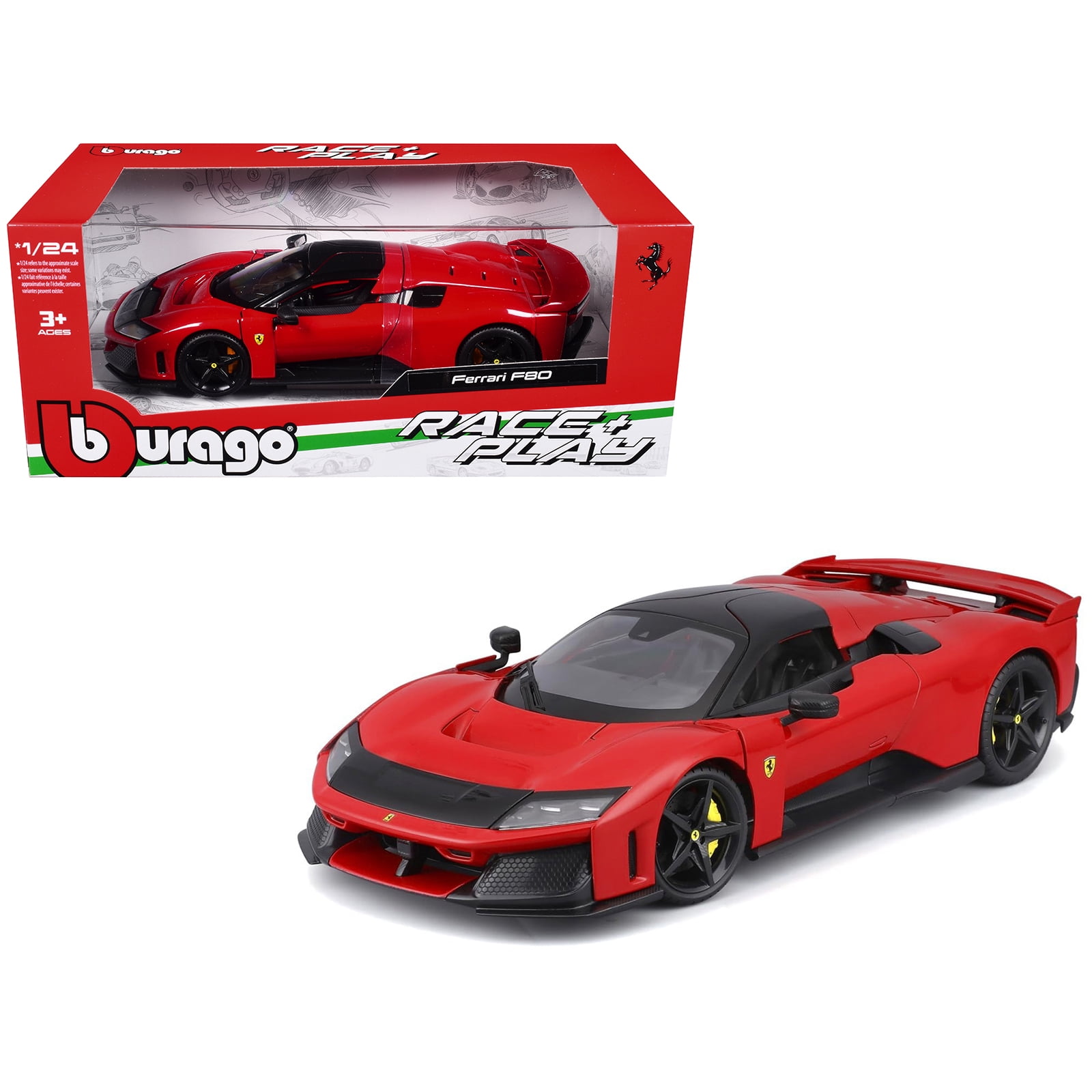 Bburago 1:18 Scale Race & Play Ferrari FXX K EVO Die Cast Vehicle