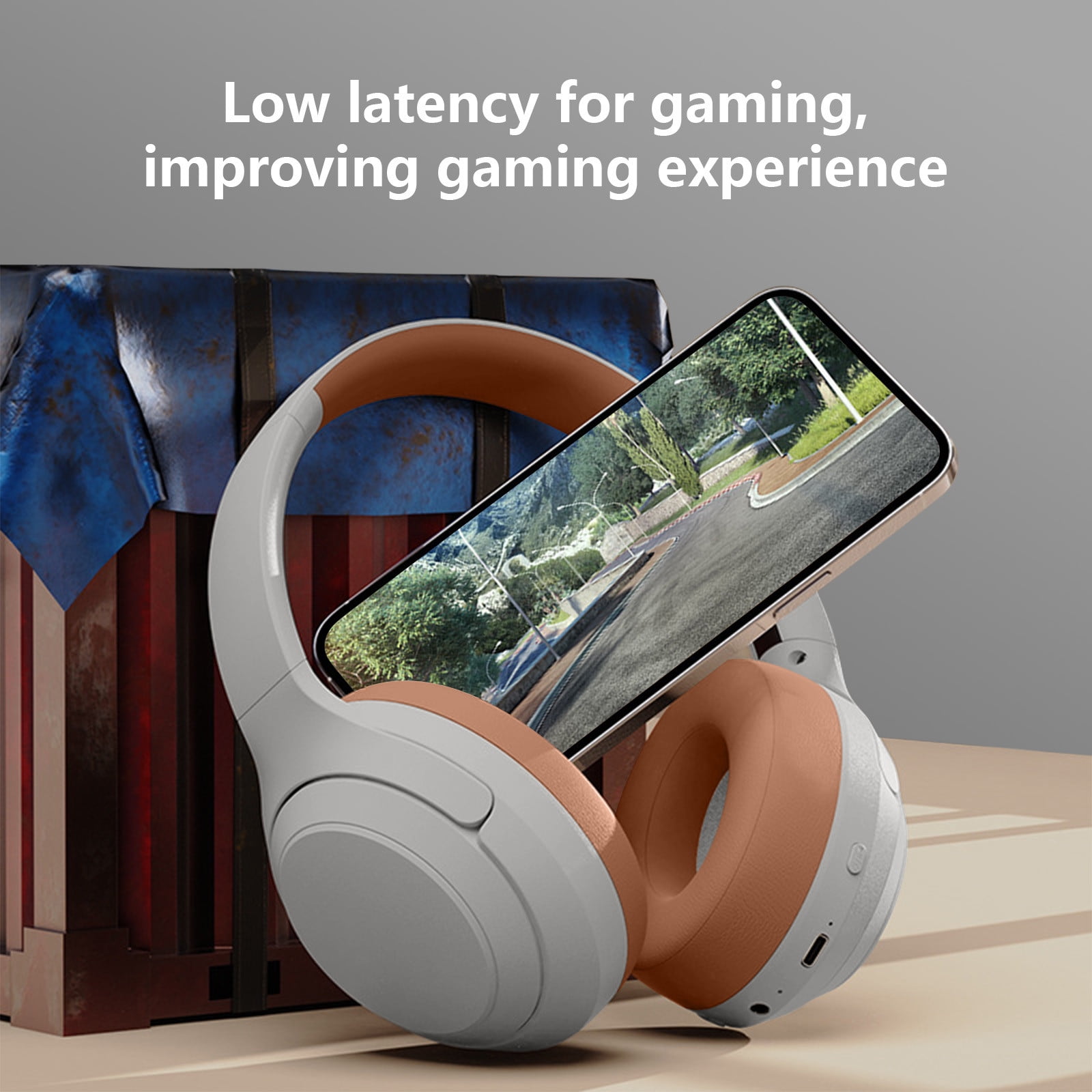 Cheap Dual Wireless Headphones for TV Watching with RF Transmitter, Bluetooth Over-On Ear TV Headphones Wireless for Seniors, No Lip-Sync Delay, Plug & Play. Set of 1