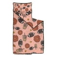 thumbnail image 2 of Pink Football and Drinks Pattern Toddler Nap Mats for Kids Preschool,Sleeping Mat Bag or Kids,Toddler Sleeping Bag,Toddler Nap Mat or Daycare, 2 of 6