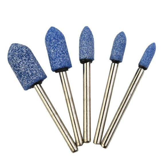 10Pc Ceramic Stone Polishing Grinding Rotary Die Grinder Drill Bit Tool