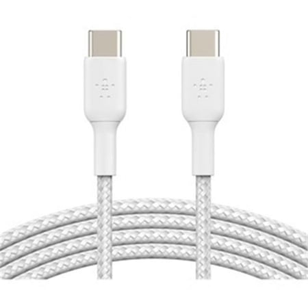 UPC: 0745883788286 | Belkin CAB004BT1MWH 3.3-Foot BOOST CHARGE Braided USB-C To USB-C Cable (White)