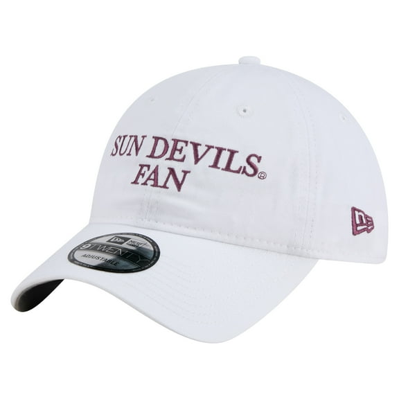 Men's New Era White Arizona State Sun Devils Fan 9TWENTY Adjustable Hat