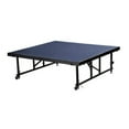 thumbnail image 5 of National Public Seating  16-24 in. Adjustable 4 x 4 ft. Transfix Stage Platform, Black Carpet, 5 of 5