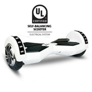 8 inch Lambo Hoverboard with LED Light, Bluetooth UL2272 Certified-White Color