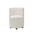 thumbnail image 6 of Newboti Furniture Blayde White Chenille Side Chair With Swivel (Set Of 2) 4662, 6 of 7