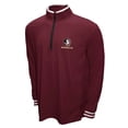 thumbnail image 4 of Men's Franchise Club Garnet Florida State Seminoles 3-in-1 Double-Down T-Shirt & Quarter-Zip Pullover Set, 4 of 7