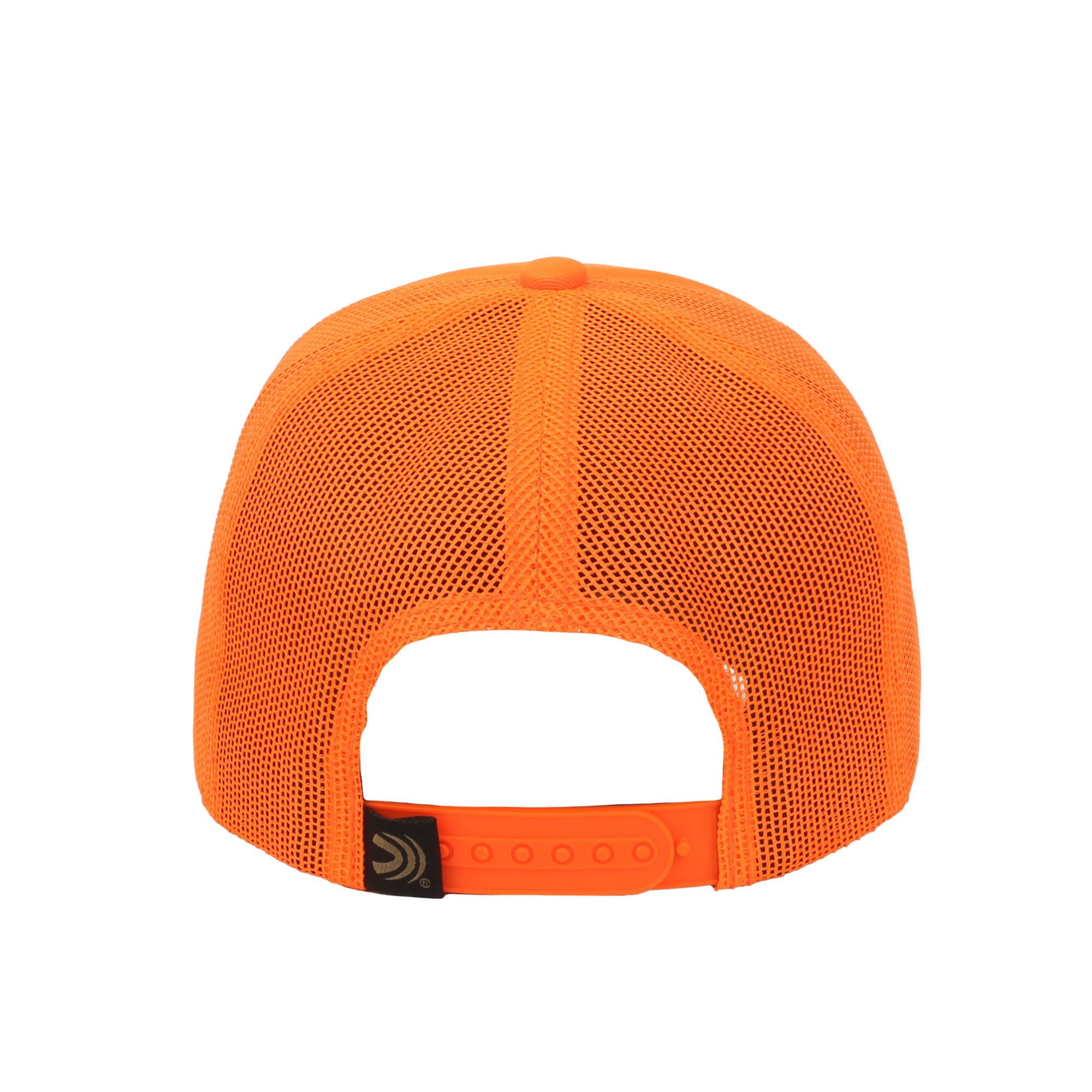 Federal Ammunition Structured 5-Panel Trucker Hat – Blaze Orange Embroidered Eagle Logo Meshback Cap, One Size