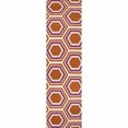 thumbnail image 3 of Jill Rosenwald Rugs Fallon Hand-Woven Orange/White Area Rug, 3 of 3