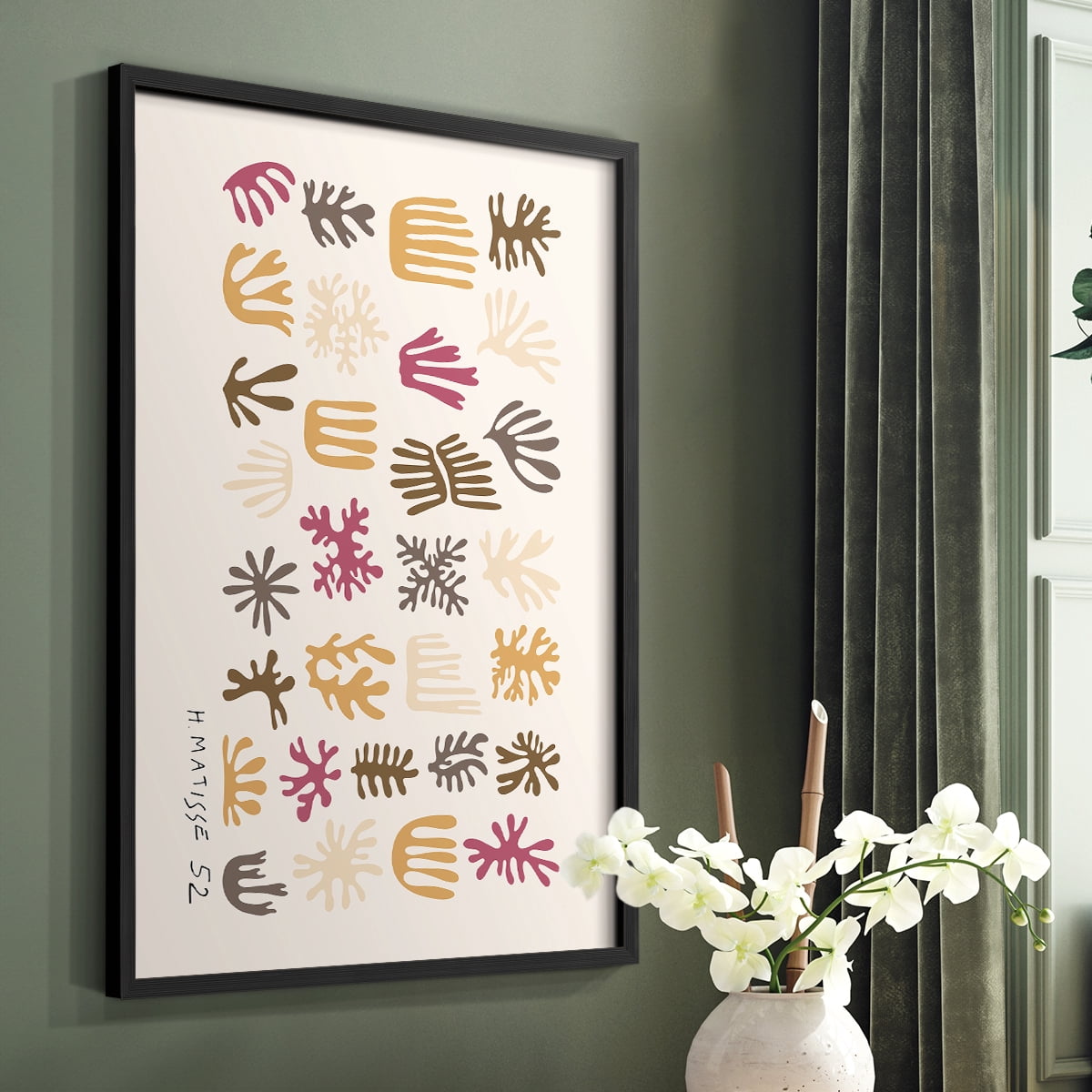 Matisse CCLXVI in Solid Wood 8 x 10 Framed Print