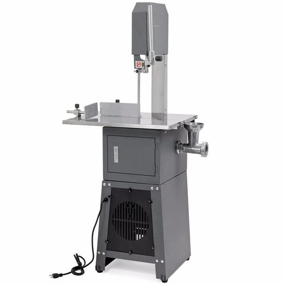 XtremepowerUS Commercial Electric Meat Bandsaw With Sausage Stuffer - 550W, 1 Piece