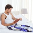 thumbnail image 5 of Rateoe Butterflies Pattern Men’s Ultra-Soft Comfy Pajama Lounge Pants Sleepwear,Comfortable Lounge Wear,lightweight Pajamas, Casual Home Wear-Medium, 5 of 6