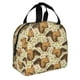 thumbnail image 2 of Easygdp Cute Squirrel with Green Leaves Bolsa Térmica Premium - Tela Oxford Impermeable, Gran Capacidad, Bolsillo Frontal, Unisex para Trabajo, Escuela, Actividades al Aire Libre y Picnics, 2 of 8