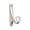 Silver, variant on Coat Hook,Metal Clothes Hook,Robe Hook Wall Mounted,Bathroom Towel Hook and Kitchen Hallway Hook,Modern Wall Hook Holder for Bathroom Kitchen Garage Hotel,1PC,1.85x3.38 inch(Silver)