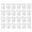 White, variant on Sterilite Rectangle Wastebasket 5.5 Gal Open Top Trash Bin, 18 Pack, Black