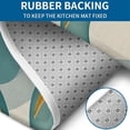 thumbnail image 4 of Teal Gold Wave Marble Pattern Bathroom Rugs Sets 3 Piece,Toilet Cover Set,Absorbent Non Slip Bathroom Mats Sets with U-Shaped Contour Rug Toilet Rug Set, 4 of 5