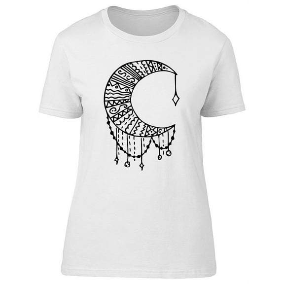 Cool Dream Catcher Moon T-Shirt Women -Image by Shutterstock, Female Large