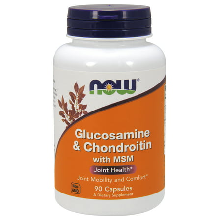 NOW Supplements, Glucosamine & Chondroitin with MSM, 90
