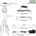 thumbnail image 3 of AIBOO Linkable LED Under Cabinet Lights 12V Slim Aluminum Dimmable Puck Lights with Remote Control & UL Listed Adapter for Cupboard Lighting (4 Lights), 3 of 7
