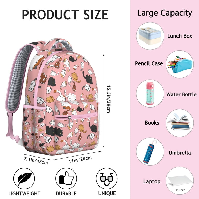 New! Large Capacity Floral Print Backpack for Women - Stylish, Lightweight 2025 New Stylish Floral Ink Painting Travel Backpack for  main image 3