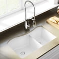 thumbnail image 2 of Elkay Quartz Classic 32-1/2" x 20" x 10", 60/40 Double Bowl Undermount Sink, White, 2 of 3