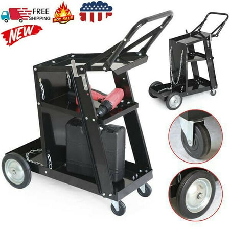 

Professional Steel Welding Cart Plasma Cutting Machine without Drawer Black