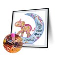 thumbnail image 2 of Pintura de diamante 5D DIY Taladro en forma especial parcial Elefante Decoración para el hogar (K189) FLhrweasw Nuevo, 2 of 9